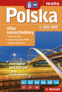 Polska atlas samochodowy 1:300 000 (2014r.)