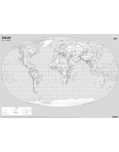 Świat - mapa ścienna