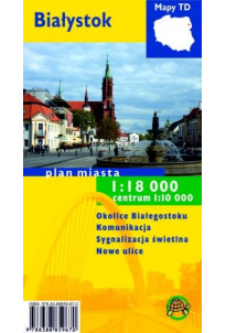 Mapa Plan miasta Białystok Agencja TD