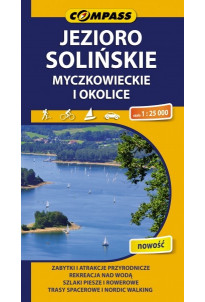 Mapa Turystyczna laminowana "Jezioro Solińskie, Myczkowieckie i okolice"