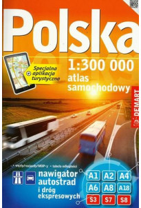 Polska 1:300 000- atlas samochodowy OD WYDAWCY