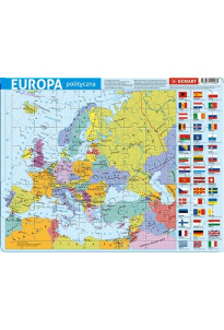 Puzzle ramkowe - Europa polityczna