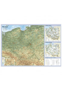 Mapa Polski podręczna 1:1 500 000