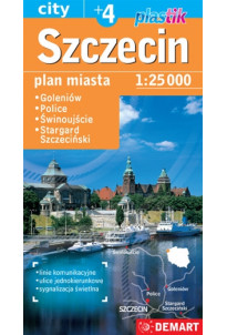 Szczecin +4 - plan miasta