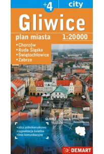 Gliwice +4 - plan miasta
