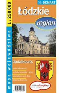 Łódzkie - mapa województwa