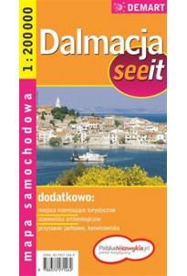 Dalmacja see it - mapa samochodowa